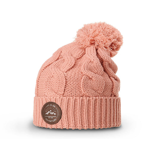 Richardson Chuck Twist Knit Beanie W Cuff & Pom