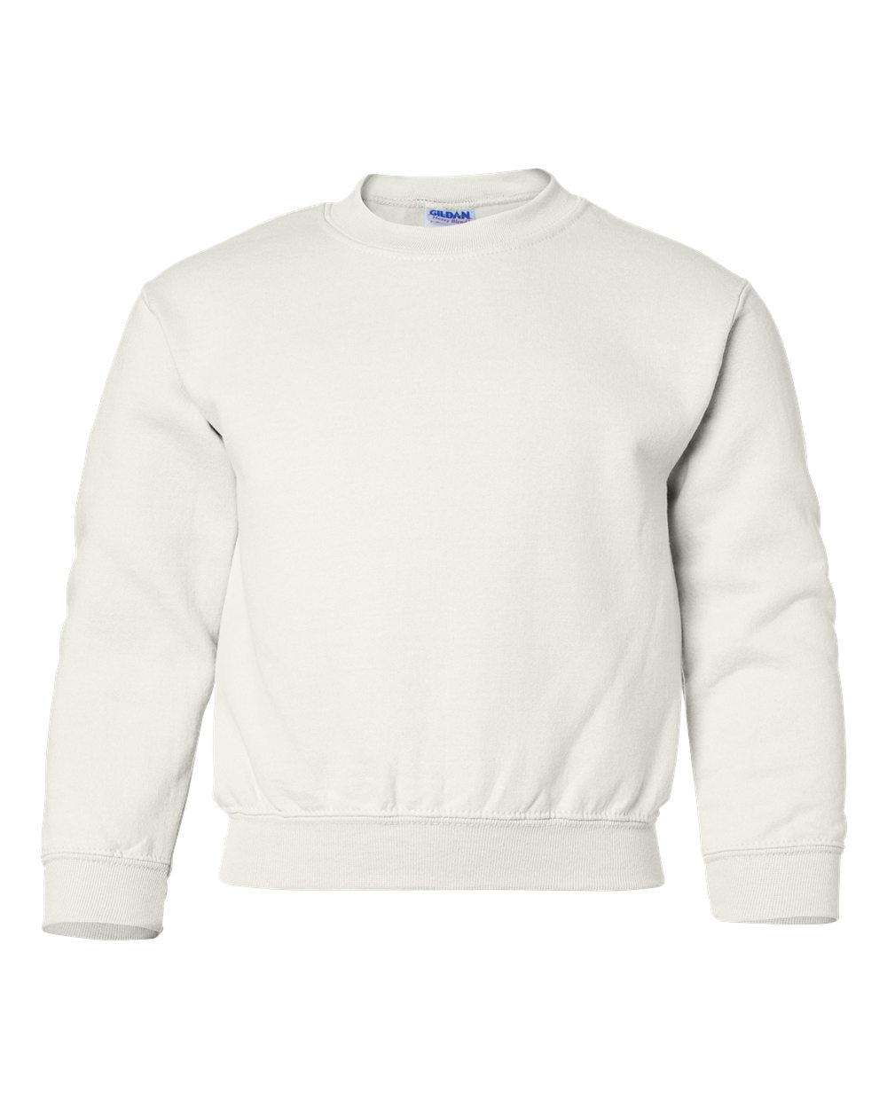 Online Lot of Gildan Youth White Heavy Blend Sweatshirts