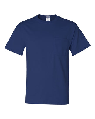 Jerzees Heavyweight Blend T-Shirt with Pocket - Business Apparel – EZ ...