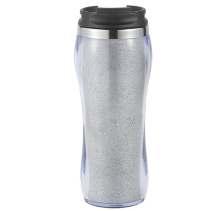 12 oz Hollywood Ice Glitter Tumbler