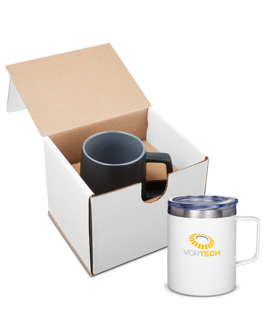 12oz Vacuum Insulated Coffee Mug With Handle In Mailer