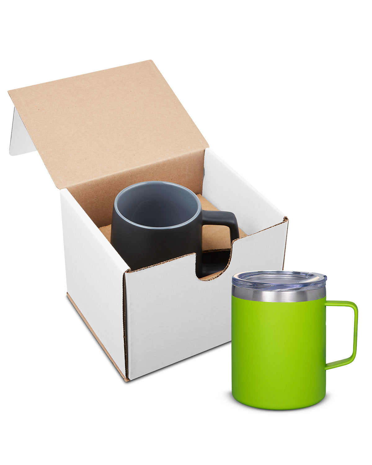 12oz Vacuum Insulated Coffee Mug With Handle In Mailer