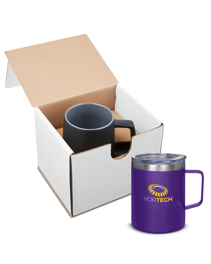 12oz Vacuum Insulated Coffee Mug With Handle In Mailer