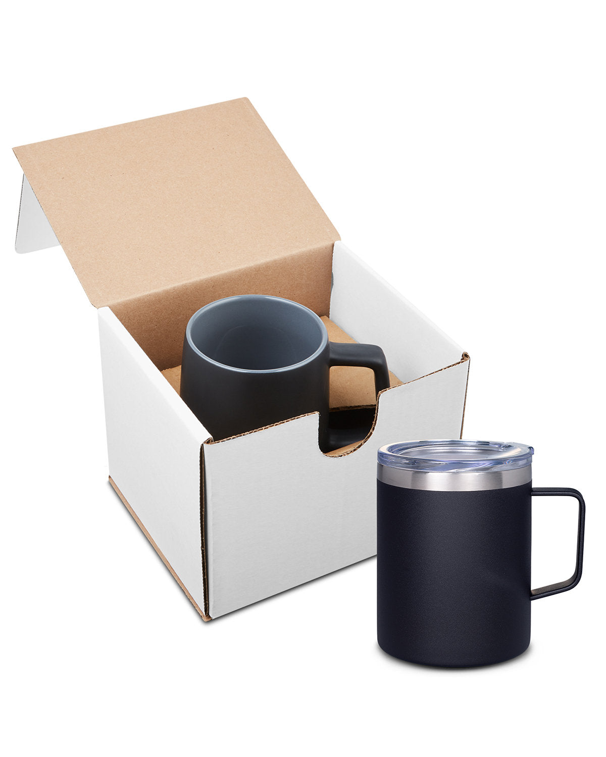 12oz Vacuum Insulated Coffee Mug With Handle In Mailer