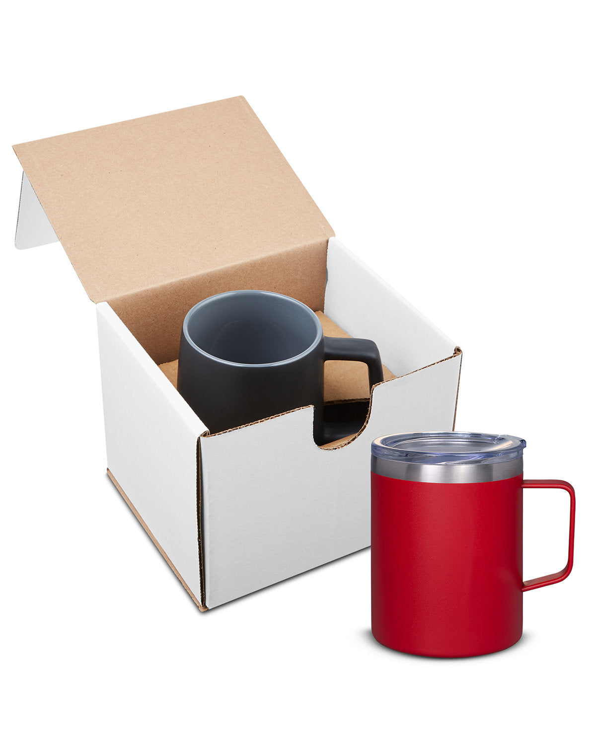 12oz Vacuum Insulated Coffee Mug With Handle In Mailer