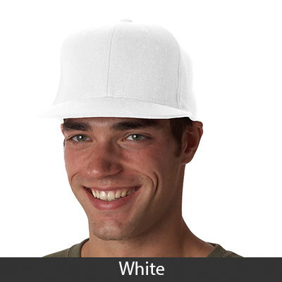 Flat brim baseball cap fashion