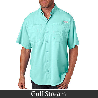 WWP Columbia Camp Shirt - Gulf Stream