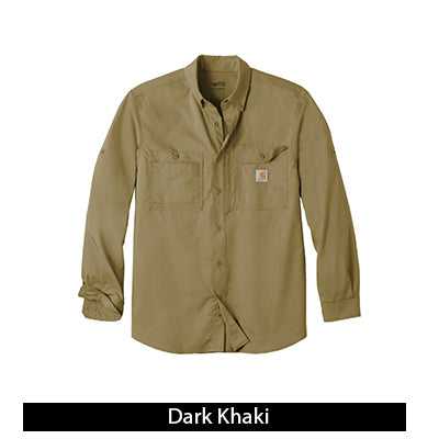 Carhartt Solid Long-Sleeve Button-Down Shirt – EZ Corporate Clothing