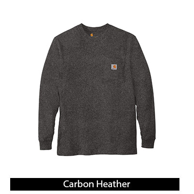 Carhartt Long Sleeve Workwear Black Pocket T-Shirt