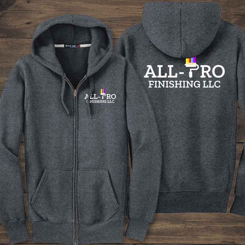 Custom Heavyweight Full-Zip Hoodie - Wholesale Special