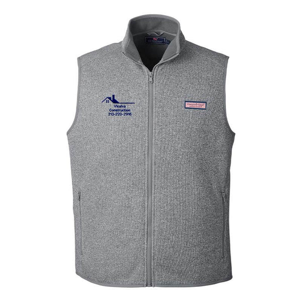 Shop Boston Red Sox Mountain Sweater Fleece Vest at vineyard vines