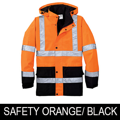 3 Side Open Safety Jacket (Orange) at Rs 100 | Safety Coat in New Delhi |  ID: 2853149451297
